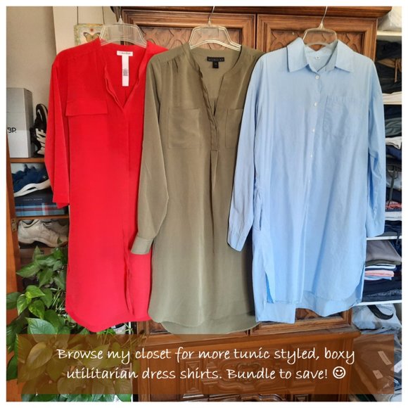 3/$15 GAP Cap Sleeve Shift Tunic Dress - Navy Blue, Size M - Picture 14 of 16